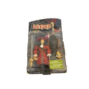 Disney Store Adventurers Fully Poseable Captain Hook 12" Action Figure 1999